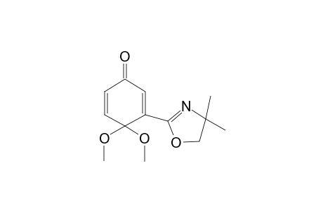 1-[2'-(4",4"-Dimethyl-2"-oxazolinyl)]-4,4-dimethoxycyclohexa-2,5-dienone