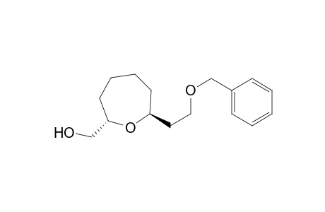 2-Oxepanemethanol, 7-[2-(phenylmethoxy)ethyl]-, (2S-cis)-