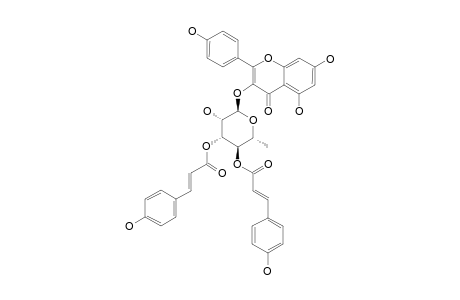 KAEMPFEROL-3-O-ALPHA-L-(3'',4''-DI-E-PARA-COUMAROYL)-RHAMNOPYRANOSIDE