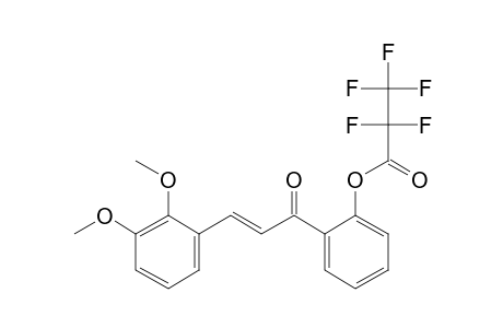 2,3-Dimethoxy-2'-hydroxychalcone, pentafluoropropionate