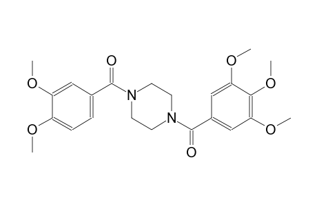 piperazine, 1-(3,4-dimethoxybenzoyl)-4-(3,4,5-trimethoxybenzoyl)-