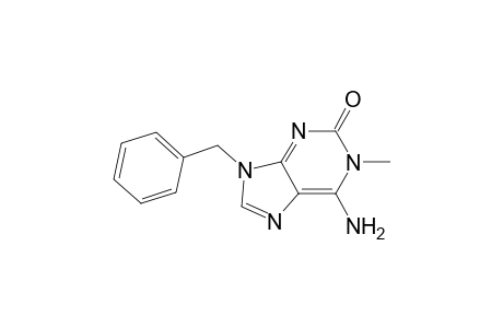 6-Amino-1-methyl-9-(phenylmethyl)-2-purinone
