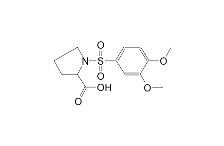 Pyrrolidine-2-carboxylic acid, N-(3,4-dimethoxyphenylsulfonyl)-