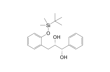 (1S,2S)-1-Phenyl-3-[2-(tert-butyldimethylsilyloxy)phenyl]propane-1,2-diol