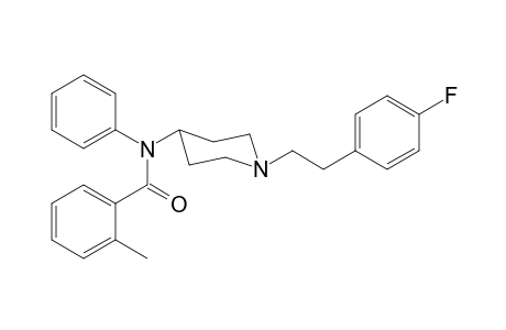 N-(1-[2-(4-Fluorophenyl)ethyl]piperidin-4-yl)-N-phenyl-2-methylbenzamide