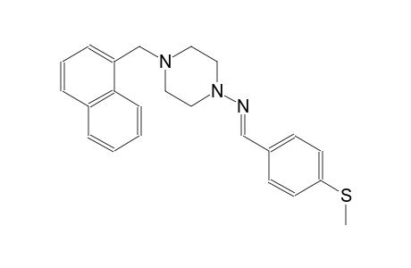 1-piperazinamine, N-[(E)-[4-(methylthio)phenyl]methylidene]-4-(1-naphthalenylmethyl)-