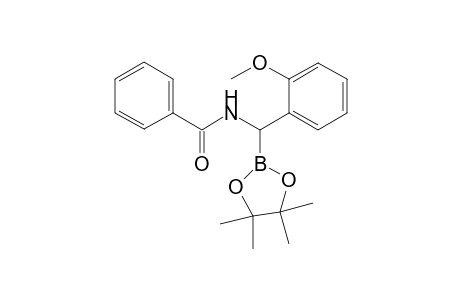 (+)-Pinacol (+-)-1-benzamido-1-(2-methoxyphenyl)methaneboronate