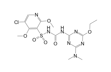 2-[({[(5-chloro-2,4-dimethoxy-3-pyridinyl)sulfonyl]amino}carbonyl)amino]-4-(dimethylamino)-6-ethoxy-1,3,5-triazine