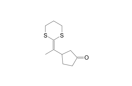 3-(1-(1,3-Dithian-2-ylidene)ethyl)cyclopentan-1-one