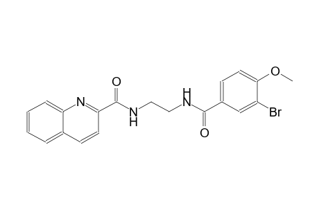 2-quinolinecarboxamide, N-[2-[(3-bromo-4-methoxybenzoyl)amino]ethyl]-