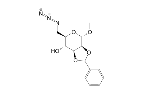 .alpha.-D-Mannopyranoside, methyl 6-azido-6-deoxy-2,3-O-(phenylmethylene)-