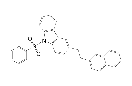 3-(2-naphthalen-2-ylethyl)-9-(phenylsulfonyl)carbazole