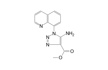 1H-1,2,3-triazole-4-carboxylic acid, 5-amino-1-(8-quinolinyl)-, methyl ester