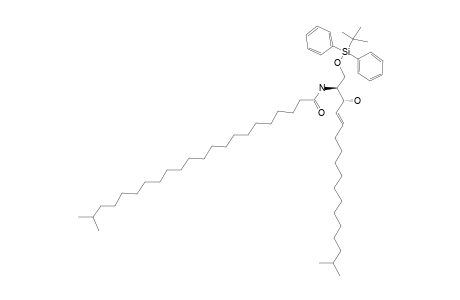 N-[(2S,3R,4E)-1-[(TERT.-BUTYL)-DIPHENYLSILYLOXY]-3-HYDROXY-16-METHYLHEPTADEC-4-EN-2-YL]-21-METHYLDOCOSANAMIDE
