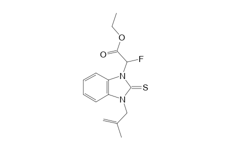 Ethyl 2-fluoro-2-(3-(2-methylallyl)-2-thioxo-2,3-dihydro-1H-benzo[d]imidazol-1-yl)acetate