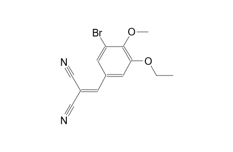 2-(3-bromo-5-ethoxy-4-methoxybenzylidene)malononitrile