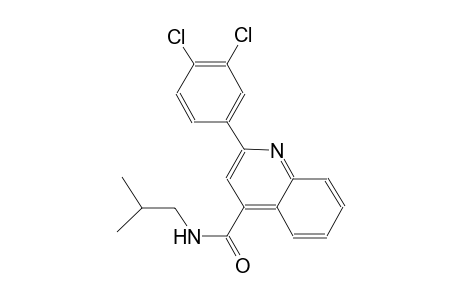 2-(3,4-dichlorophenyl)-N-isobutyl-4-quinolinecarboxamide