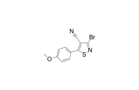 3-Bromo-5-(4-methoxyphenyl)isothiazole-4-carbonitrile