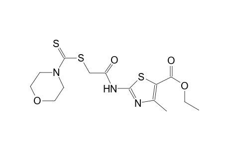 ethyl 4-methyl-2-({[(4-morpholinylcarbothioyl)sulfanyl]acetyl}amino)-1,3-thiazole-5-carboxylate