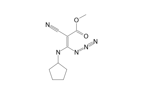 3-AZIDO-2-CYANO-3-(CYCLOPENTYLAMINO)-ACRYLIC-ACID,METHYLESTER