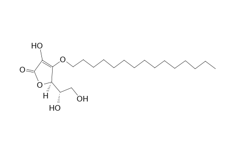 (2R)-2-[(1S)-1,2-bis(oxidanyl)ethyl]-4-oxidanyl-3-pentadecoxy-2H-furan-5-one