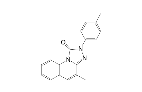 2-(p-Methylphenyl)-4-methyl-2H-[1,2,4]triazolo-[4,3-a]quinolin-1-one