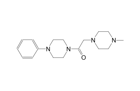 1-[(4-Methyl-1-piperazinyl)acetyl]-4-phenylpiperazine