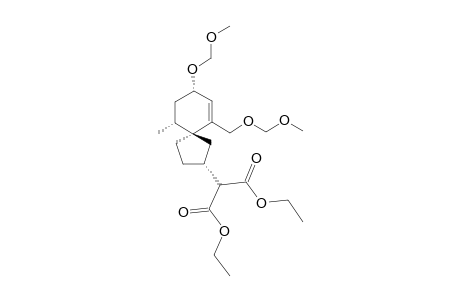 Diethyl (2RS,5SR,8SR,10RS)-8-Methoxymethoxy-6-methoxymethoxymethyl-10-methylspiro[4.5]dec-6-en-2-ylmalonate