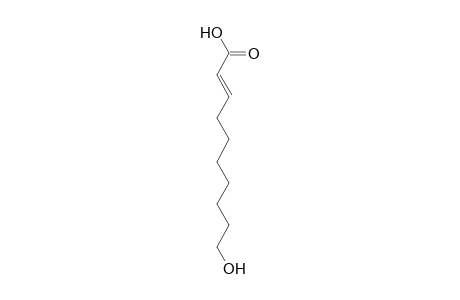 2-Decenoic acid, 10-hydroxy-, (E)-