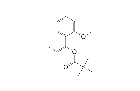 Propanoic acid, 2,2-dimethyl-, 1-(4-methoxyphenyl)-2-methyl-1-propenyl ester