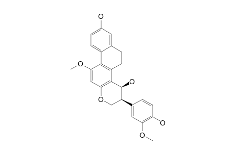 SHANCIOL-F;4-HYDROXY-11-METHOXY-3-(4'-HYDROXY-3'-METHOXYPHENYL)-3,4,5,6-TETRAHYDRO-2H-PHENANTHRO-[2,1-B]-PYRAN-8-OL
