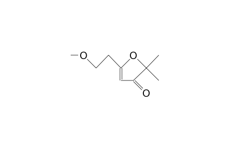 5-(2-Methoxy-ethyl)-2,2-dimethyl-furan-3(2H)-one