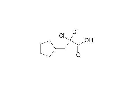 3-Cyclopentene-1-propanoic acid, .alpha.,.alpha.-dichloro-