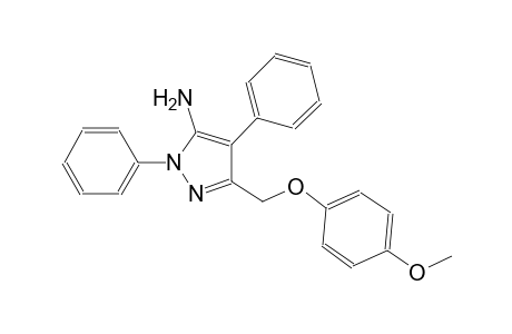 3-[(4-methoxyphenoxy)methyl]-1,4-diphenyl-1H-pyrazol-5-ylamine