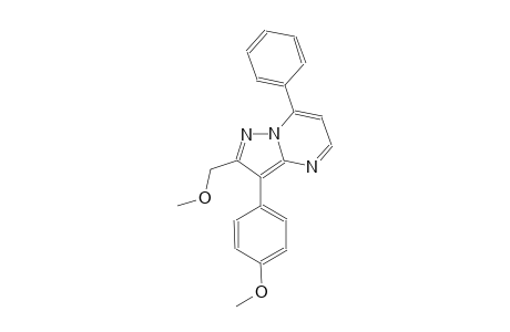 pyrazolo[1,5-a]pyrimidine, 2-(methoxymethyl)-3-(4-methoxyphenyl)-7-phenyl-
