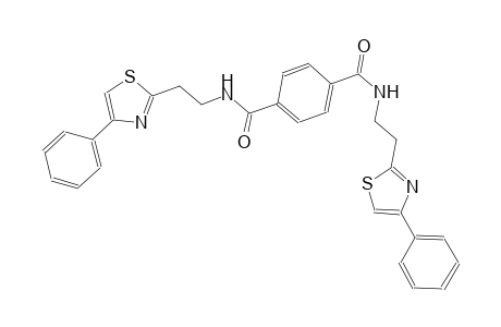 1,4-benzenedicarboxamide, N~1~,N~4~-bis[2-(4-phenyl-2-thiazolyl)ethyl]-