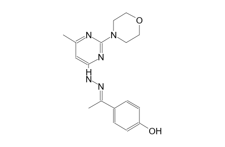 (1E)-1-(4-hydroxyphenyl)ethanone [6-methyl-2-(4-morpholinyl)-4-pyrimidinyl]hydrazone