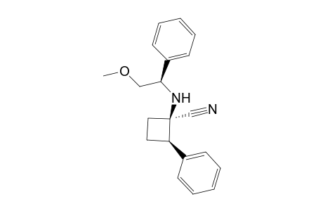 (1R,2R)-1-[[(1R)-2-methoxy-1-phenyl-ethyl]amino]-2-phenyl-cyclobutane-1-carbonitrile