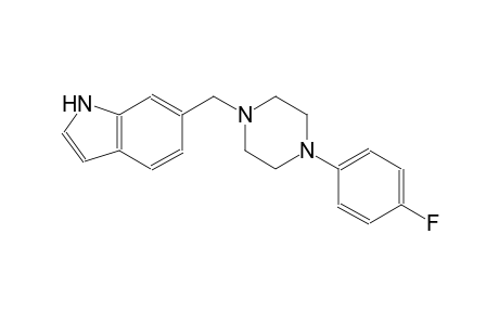 1H-indole, 6-[[4-(4-fluorophenyl)-1-piperazinyl]methyl]-