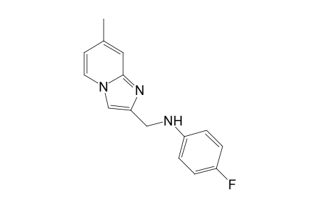 4-Fluoro-N-[(7-methylimidazo[1,2-a]pyridin-2-yl)methyl]aniline