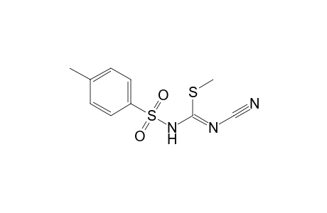 1-cyano-2-methyl-3-(p-tolylsulfonyl)isothiourea
