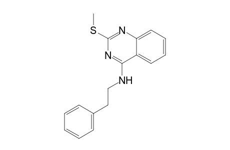 2-Methylthio-4-(2-phenylethyl)aminoquinazoline
