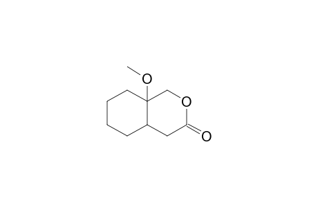 1-Methoxy-9-oxabicyclo[4.4.0]decan-8-one