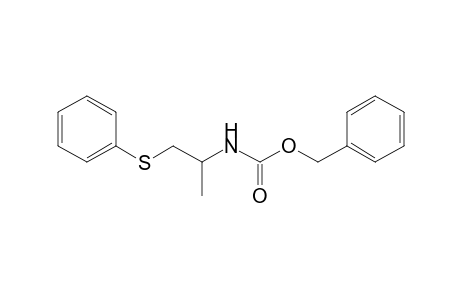 (1-Methyl-2-phenylsulfanyl-ethyl)-carbamic acid benzyl ester