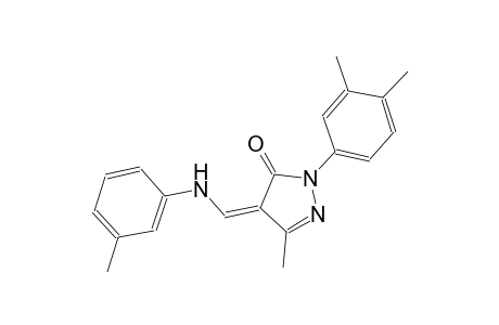 3H-pyrazol-3-one, 2-(3,4-dimethylphenyl)-2,4-dihydro-5-methyl-4-[[(3-methylphenyl)amino]methylene]-, (4Z)-