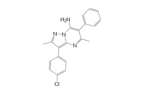 pyrazolo[1,5-a]pyrimidin-7-amine, 3-(4-chlorophenyl)-2,5-dimethyl-6-phenyl-