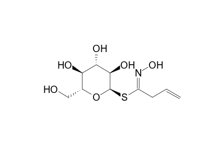 1-S-[(1E)-N-Hydroxy-3-buteinimidoyl]-1-thiohexopyranose