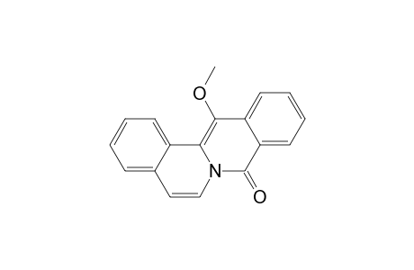 8H-Dibenzo[a,g]quinolizin-8-one, 13-methoxy-