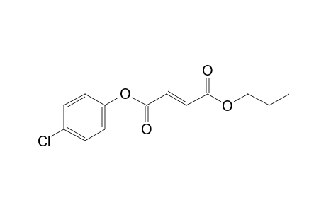 Fumaric acid, 4-chlorophenyl propyl ester