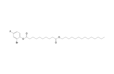 Sebacic acid, 2-bromo-4-fluorophenyl tetradecyl ester